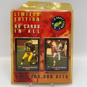 VINTAGE SEALED Classic 1992 Limited Edition Football Card‎ Set #020714 of 300000